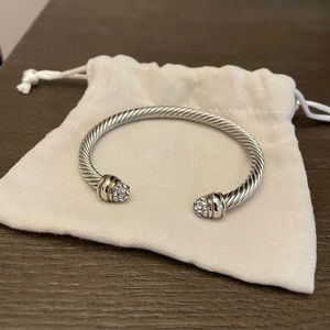 Silver cuff bracelet